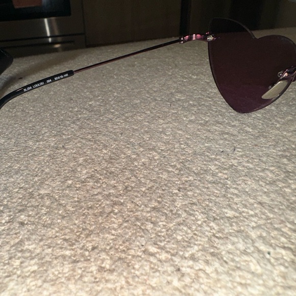 Saint Laurent Heart-Shaped Sunglasses - pink - Picture 5 of 6